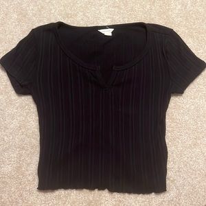 Black Crop Top